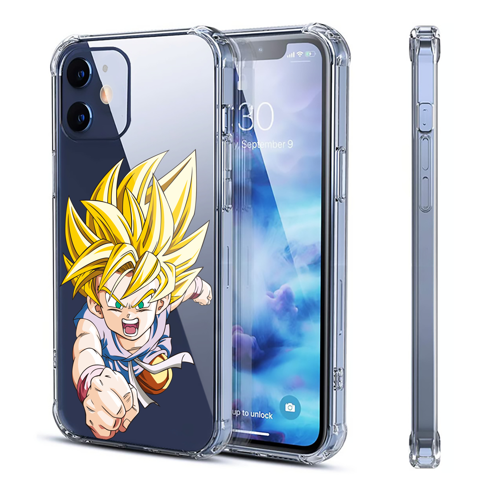 （画像用） ドラゴンボール ベジット DRAGON BALL Vegetto 【iPhone 12シリーズ対応】透明スマホケース（クリアソフトケース）